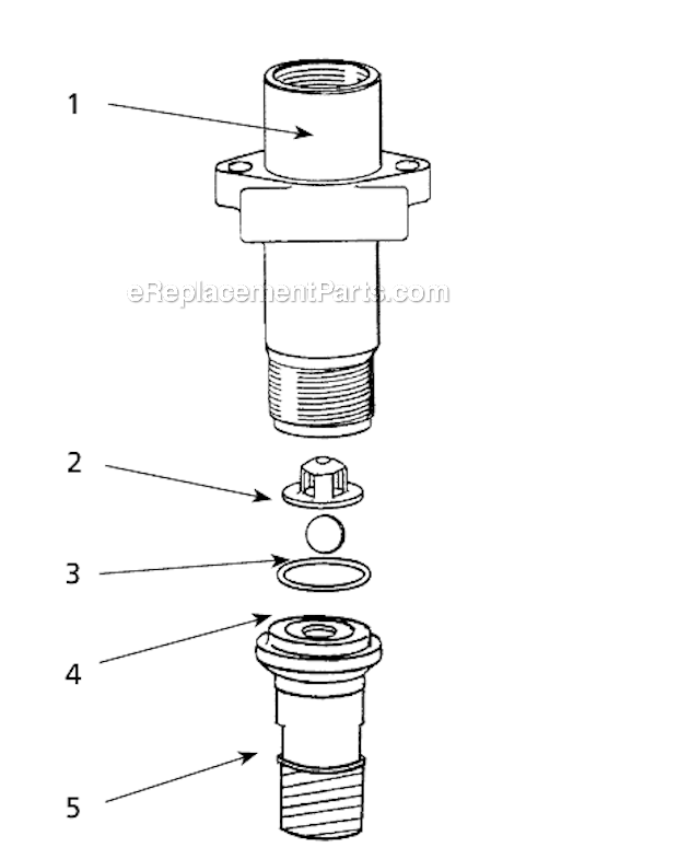 Valve Diagram and Parts List for AL2710  Campbell Hausfeld Paint Sprayer